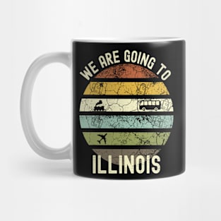 We Are Going To Illinois, Family Trip To Illinois, Road Trip to Illinois, Holiday Trip to Illinois, Family Reunion in Illinois, Holidays in Mug